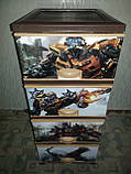 Комод пластиковий, з малюнком Трансформери, фото 2