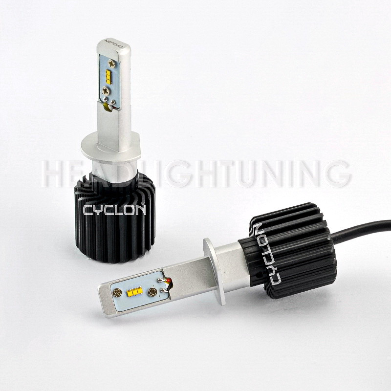 Світлодіодна автомобільна лампа головного світла Cyclon LED H1 5000 K 4000 Lm PH type 2, фото 1