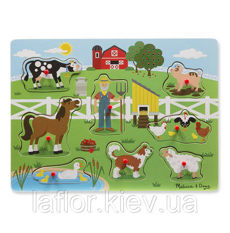 Звуковий пазл ТМ Melissa&Doug Ферма старого Макдональдса, фото 1