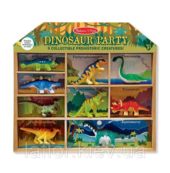 Ігровий набір ТМ Melissa&Doug Динозаври