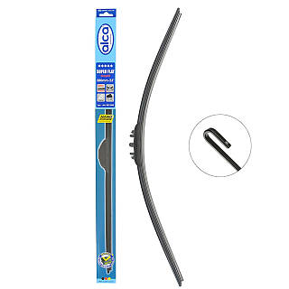 Щітка склоочисника ALCA безкаркасна передня гачок Super Flat 580 мм - 23" (053000) (4180-vart)