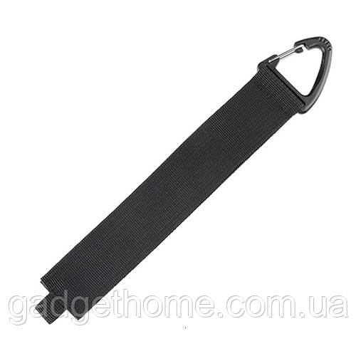 ТОП! Органайзер фіксатор з карабіном і липучкою 23см для кабелів, нейлон - (gHome), фото 1