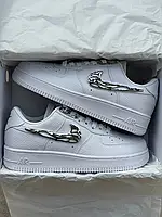 Nike Air Force 1 Low Molten Metal Silver White