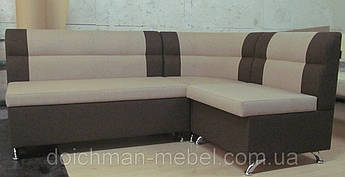 Кухонний куточок Елегант-мікс, купити на замовлення, 120х180, бежево-коричневий