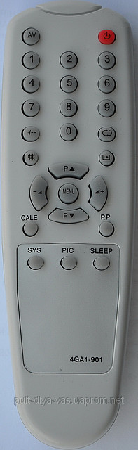 Пульт до телевізора AKAI. Модель RC-4GA1-901