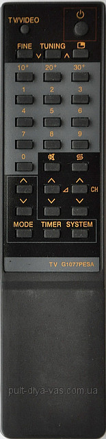 Пульт на телевізор SHARP. Модель G1077BMSA