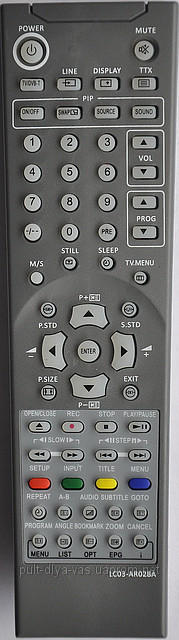 Пульт до ROLSEN LC03-AR028A / PRESTIGIO LC03-AR028A [ LCD TV+DVD], фото 1