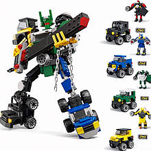 Набір конструкторів 4 в 1 Speed racing "Машина/трансформер" (576 деталей) арт. 123-835 /838