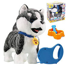 Іграшка на дистанційному керуванні / собачка на повідку (ходить, облизує, співає, повторює) арт. 55 G-10