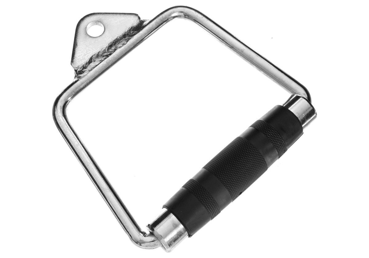 Ручка для тяги (на блочних тренажерах) EasyFit EF-8095 з гумовою ручкою, фото 1