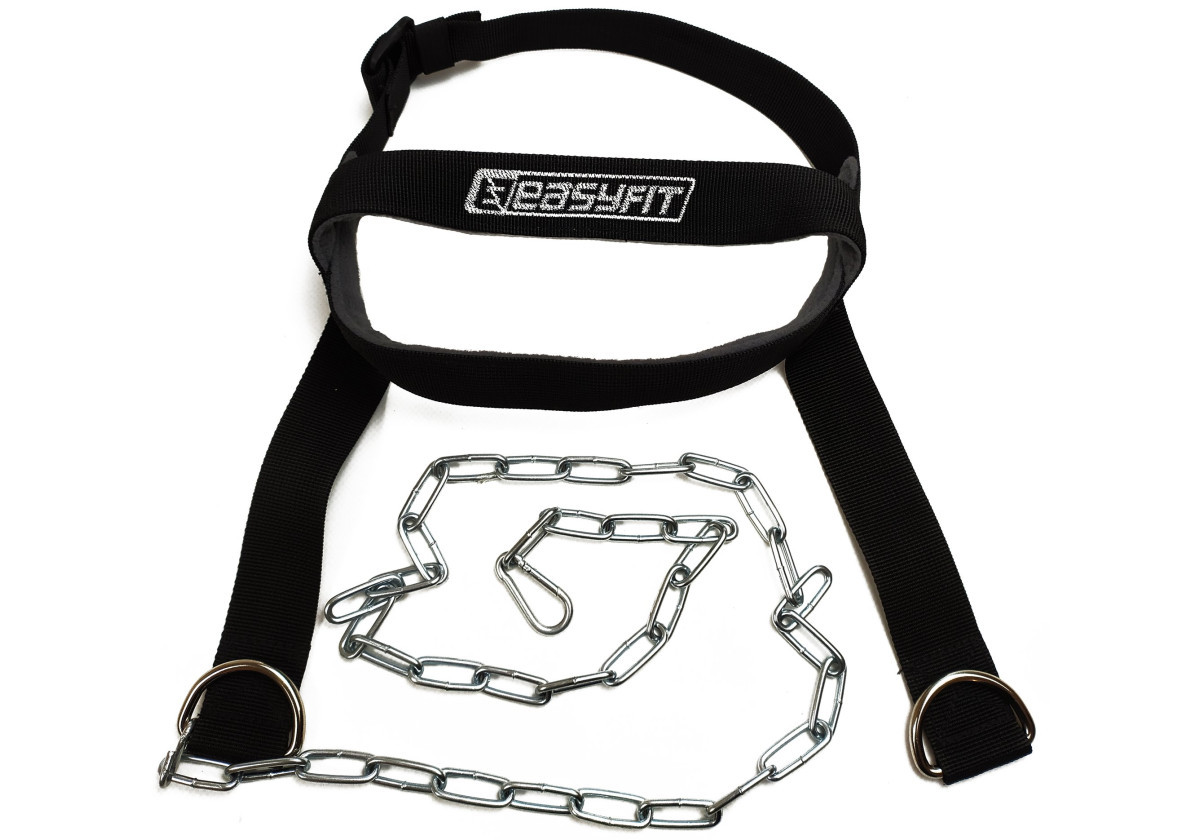 Упряж для шиї (нейлон) EasyFit EF-HDSTR-01 Чорний, фото 1