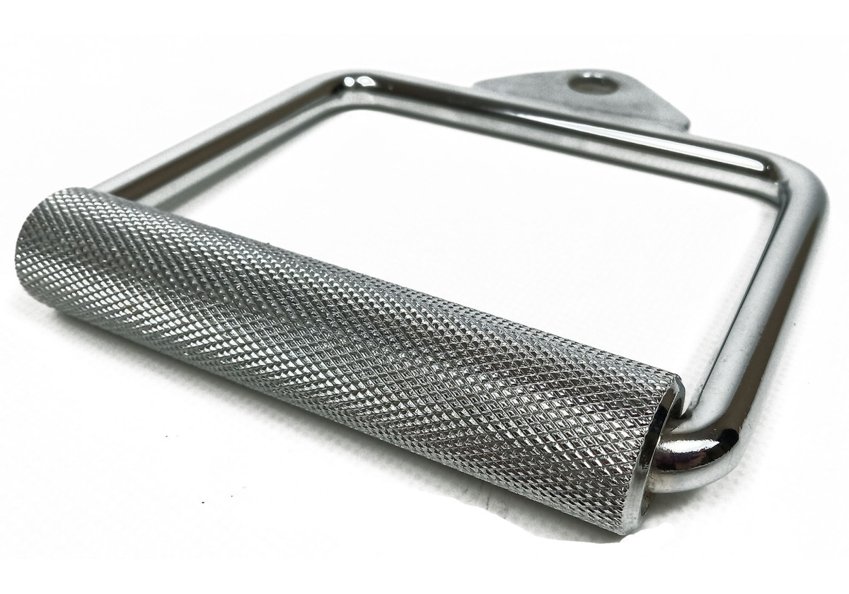 Рукоятка для тяги EasyFit EF-8094 для тренувань 15 х 11 см (хромована), фото 1