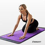 Рушник для йоги і фітнесу EasyFit Yoga Mat Towel 183×63 см Фіолетовий EF-1933-V, фото 7