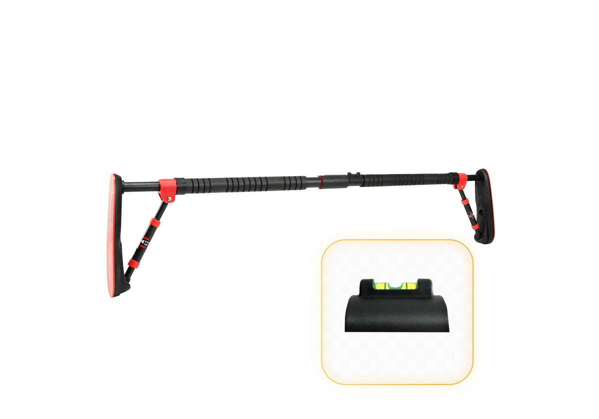 Турнік для дому без свердління EasyFit PowerBar EF-1635 (розсувний, у дверний проріз) 130–170 см, фото 1