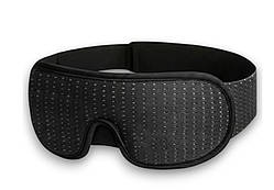 Маска для сну (повʼязка для очей) 3D EasyFit Dream EF-0910-BK з ефектом памʼяті (обхват голови 58–71 см) Чорний
