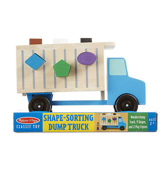 Іграшка для хлопчика ТМ Melissa&Doug Дерев'яний самоскид-сортувальник, фото 1