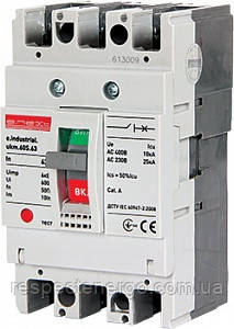 Шафний автоматичний вимикач e.industrial.ukm.60S.25, 3р, 25 А, фото 1