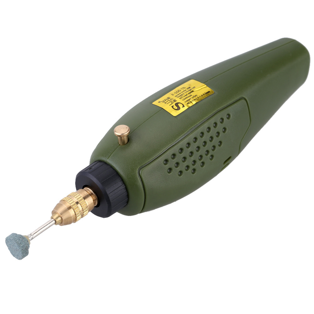 Міні-дриль гравер з насадками і адаптером Dremel