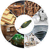 Міні-дриль гравер з насадками і адаптером Dremel, фото 3