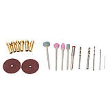 Міні-дриль гравер з насадками і адаптером Dremel, фото 4