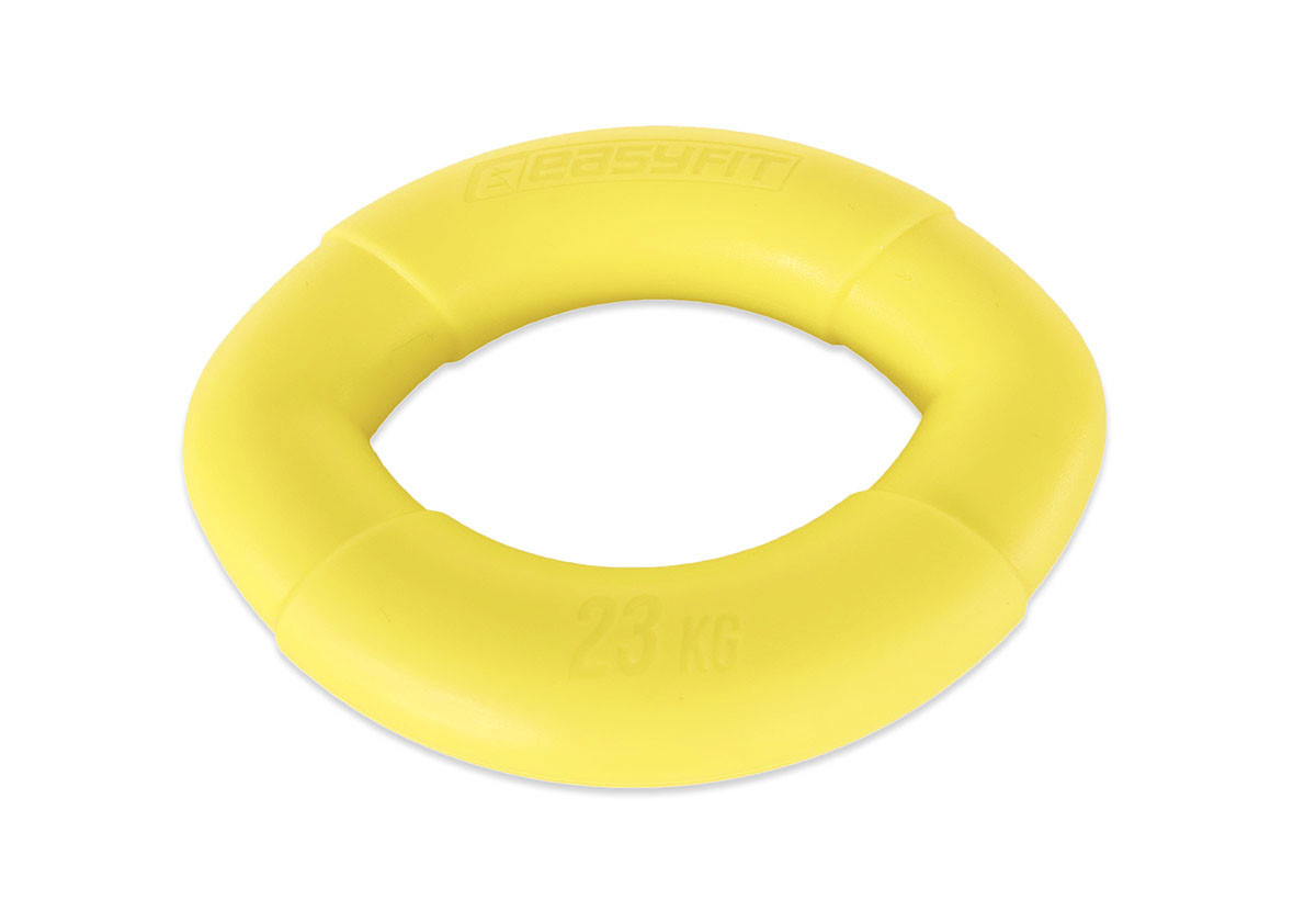 Еспандер кистьовий EasyFit Elliptic 23 кг жовтий, фото 1