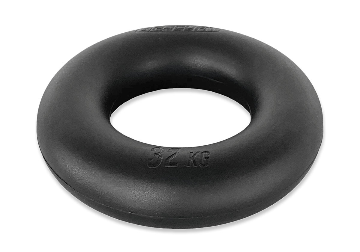 Еспандер кистьовий кільце EasyFit Ring 32 кг чорний, фото 1