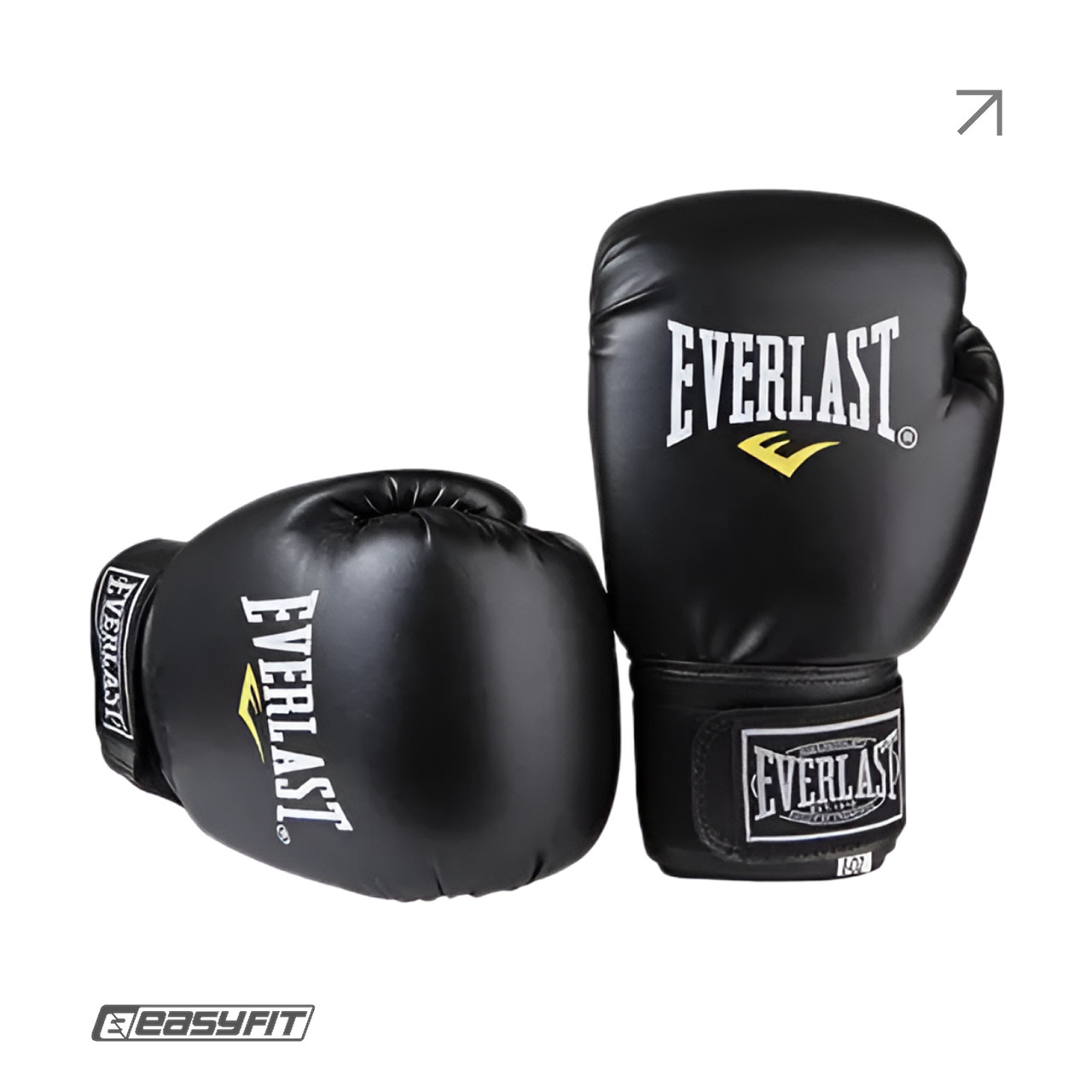 Боксерські рукавички Everlast 14 унцій (14 oz)  чорні, фото 1