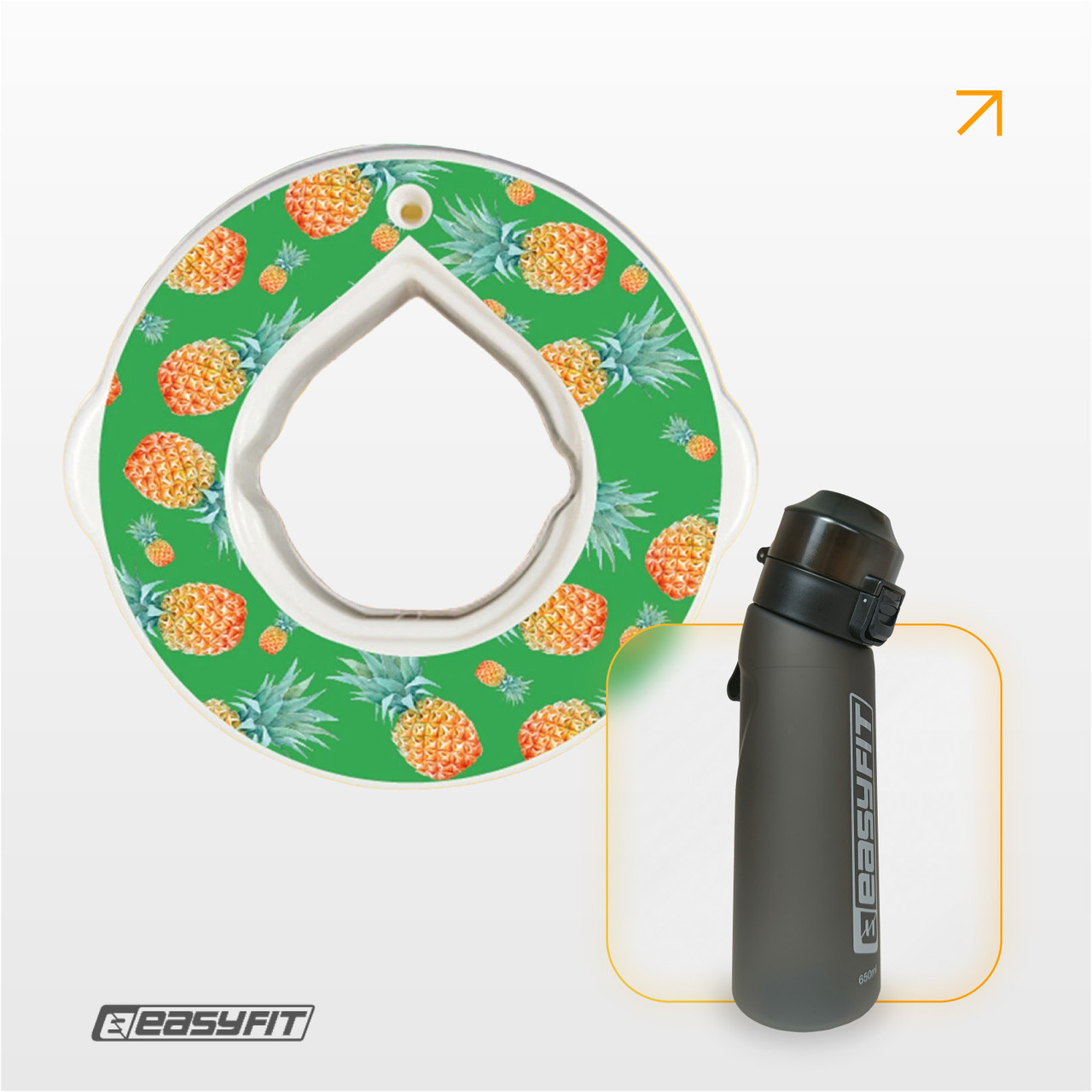 Капсула “Ананас” для пляшки EasyFit Air Up, фото 1