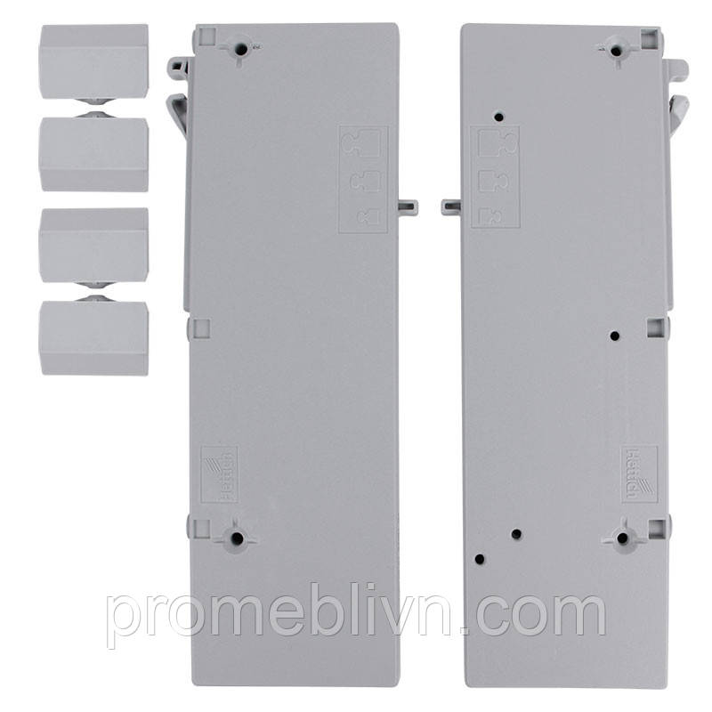 Комплект демпферів Silent System 300 TopLine L, для двух дверної шафи, (9169651) Hettich