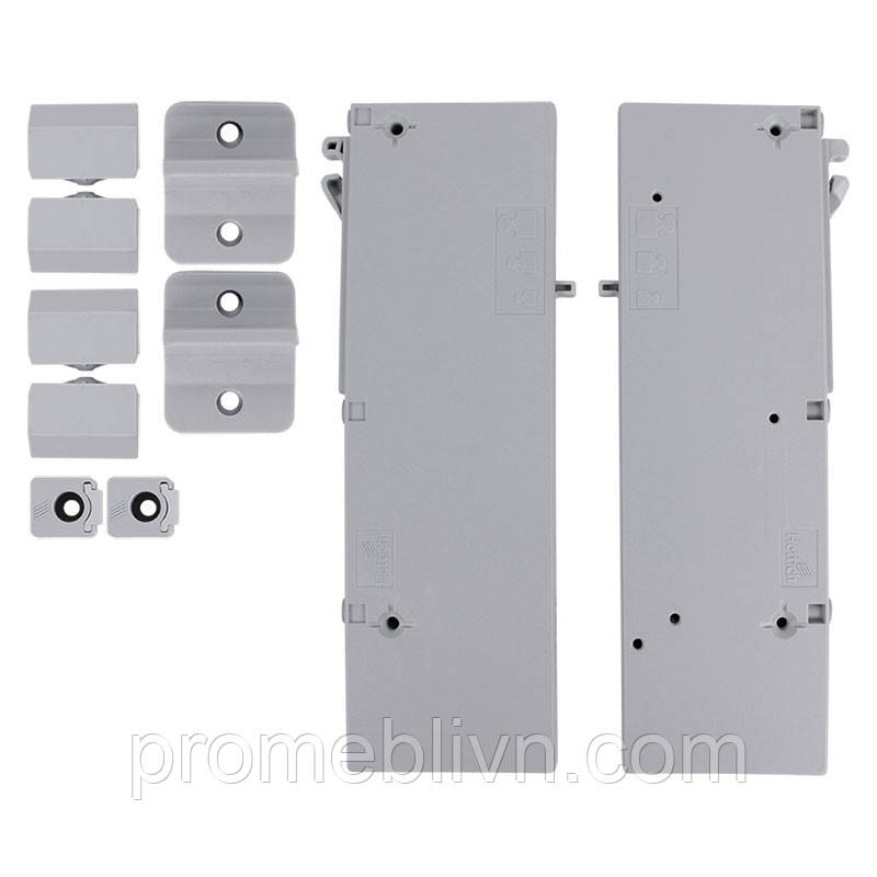 Комплект демпферів Silent System 300 TopLine L, для трьох дверної шафи, (9169653) Hettich