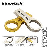 Юсб флешка Kingstick Usb flash 16 gb сріблястий