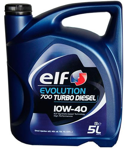 Моторна олива Elf Evolution 700 Turbo Diesel 10W-40 5 л