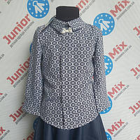 Дитяча модна блузка на дівчинку з бантиком UMBO. ПОЛЬША
