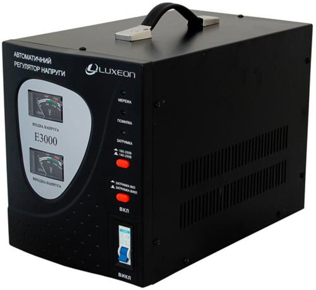 Стабілізатор напруги Luxeon E-3000 релейний для дачі