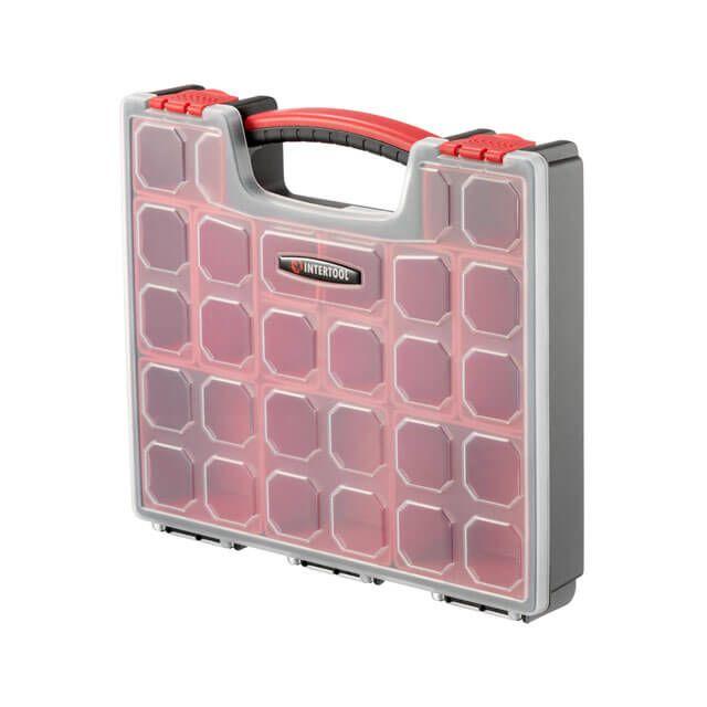 Органайзер Intertool BX-4031 для дрібних предметів і інструментів 315 x 270 x 60 мм з 13 знімними лотками, фото 1