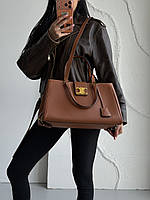 CÉLINE | MEDIUM APPOLINE TRIO BAG BROWN premium 38х23х15