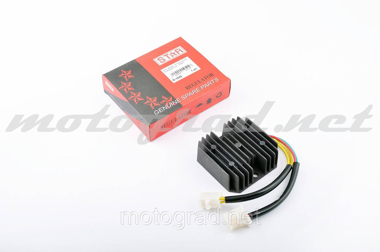 Реле зарядки 4T GY6 125/150 (5 проводов 3+2) "STAR", фото 1