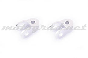 Подовжувачі амортизатора (пара) 3 см, Ø 10 мм "RIDE IT" (сріблясті)