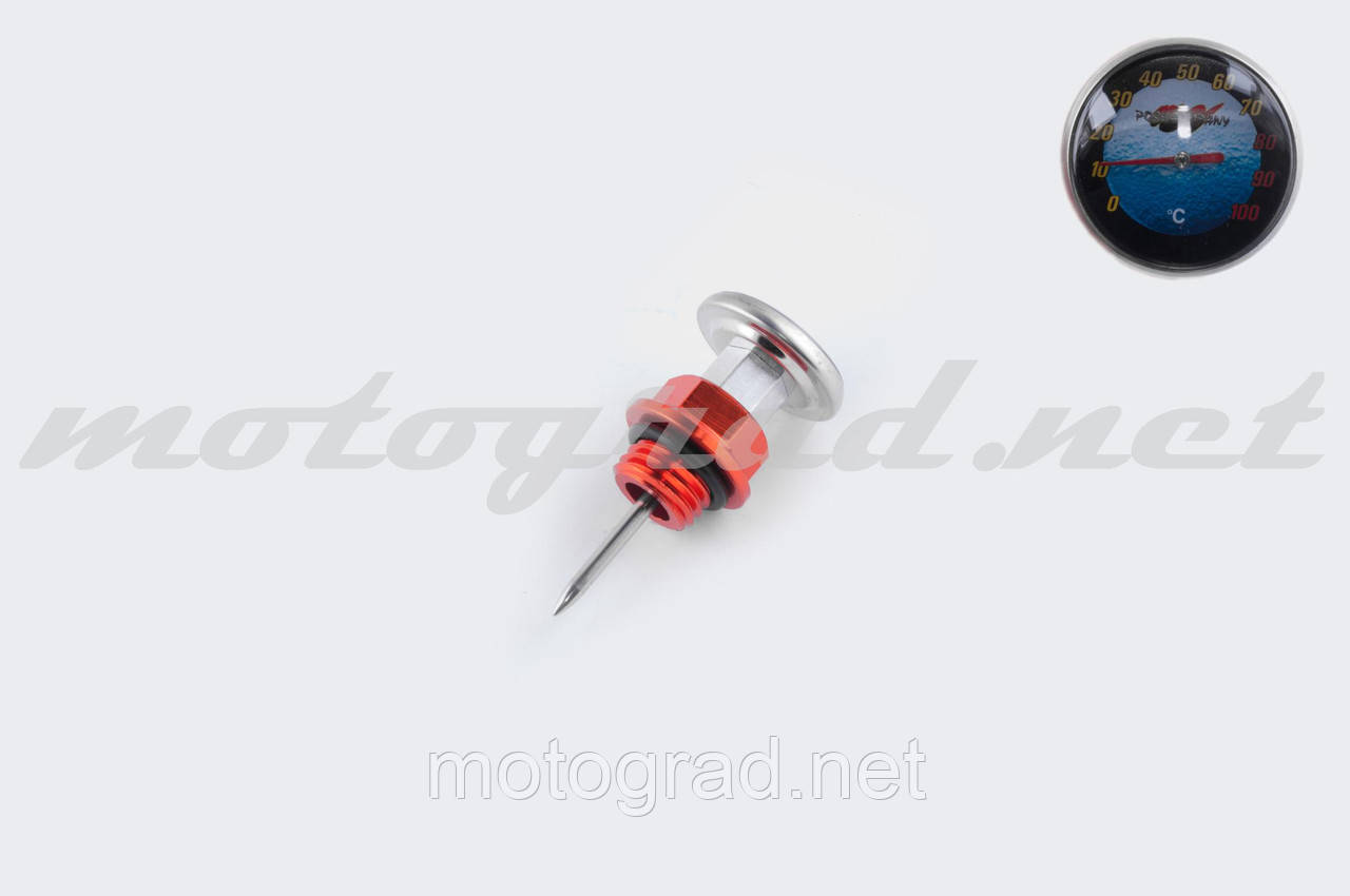 Щуп олії Delta Ø19.0mm, L-75 mm (+датчик температури) "KOMATCU" (жовтогарячий), фото 1