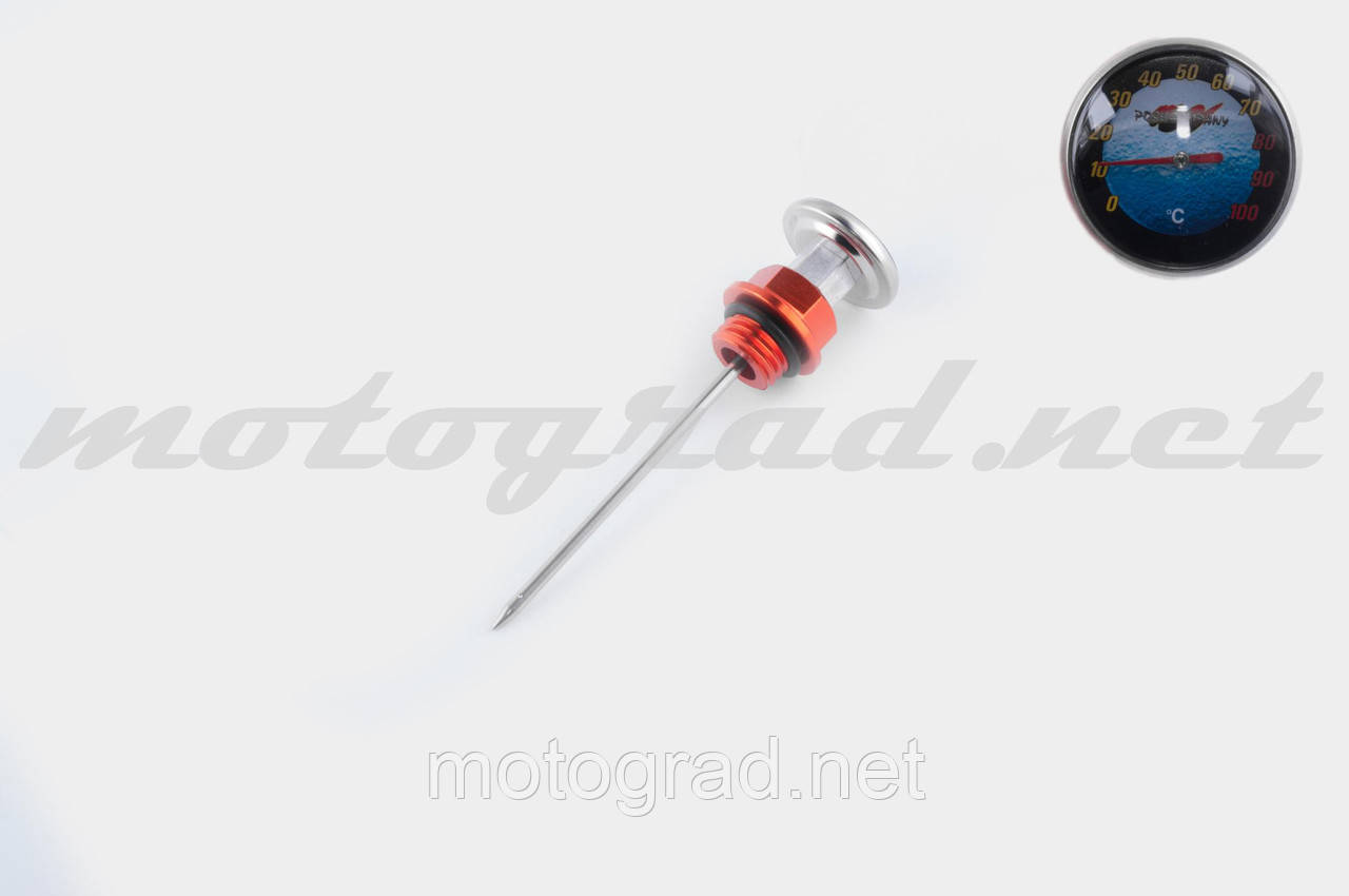 Щуп олії Ø19.0mm, L-137 mm (+датчик температури) "KOMATCU" (жовтогарячий)