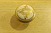Ручка кнопка з керамічною вставкою GU-P7709 матове золото, фото 8