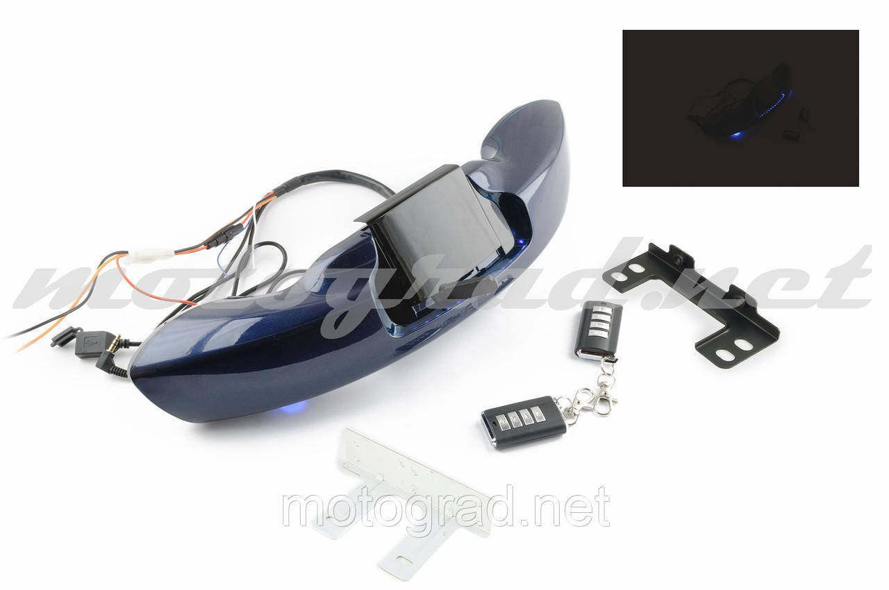 Аудіосистема 2.0 mod: MT610 "NEO" траверсна (2", 2*5W сині,сигналізація, МР3/USB/SD, водонепроникнинь.)