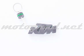 Брелок каучук KTM (сіро-зелений) #AS