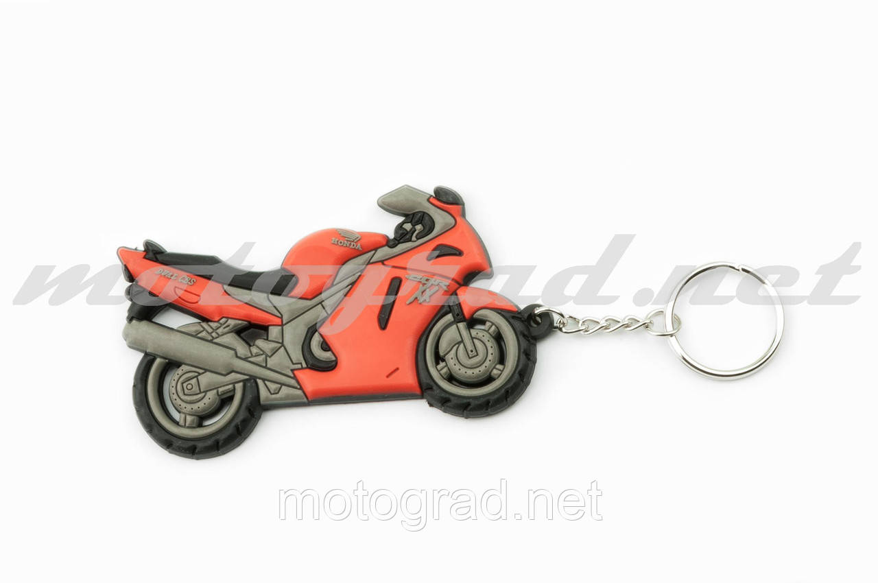 Брелок гумовий байк HONDA (червоний) contionYSK136)