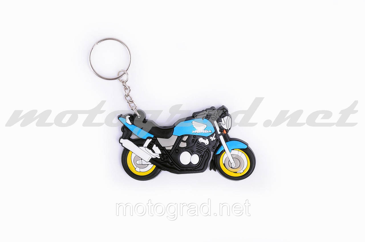 Брелок гумовий байк HONDA (синій) contoneYSK013)