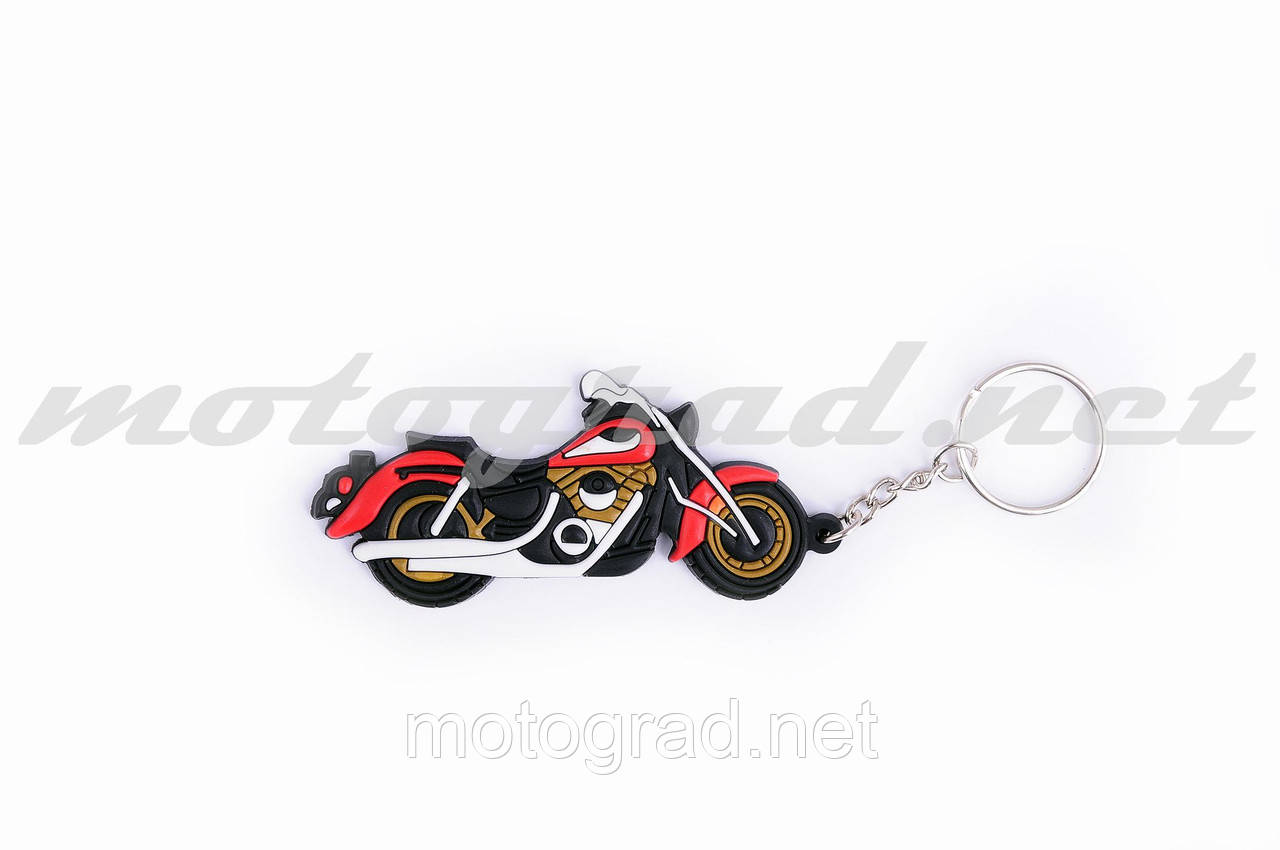Брелок гумовий чопер HONDA SHADOW (червоний) contionYSK008)