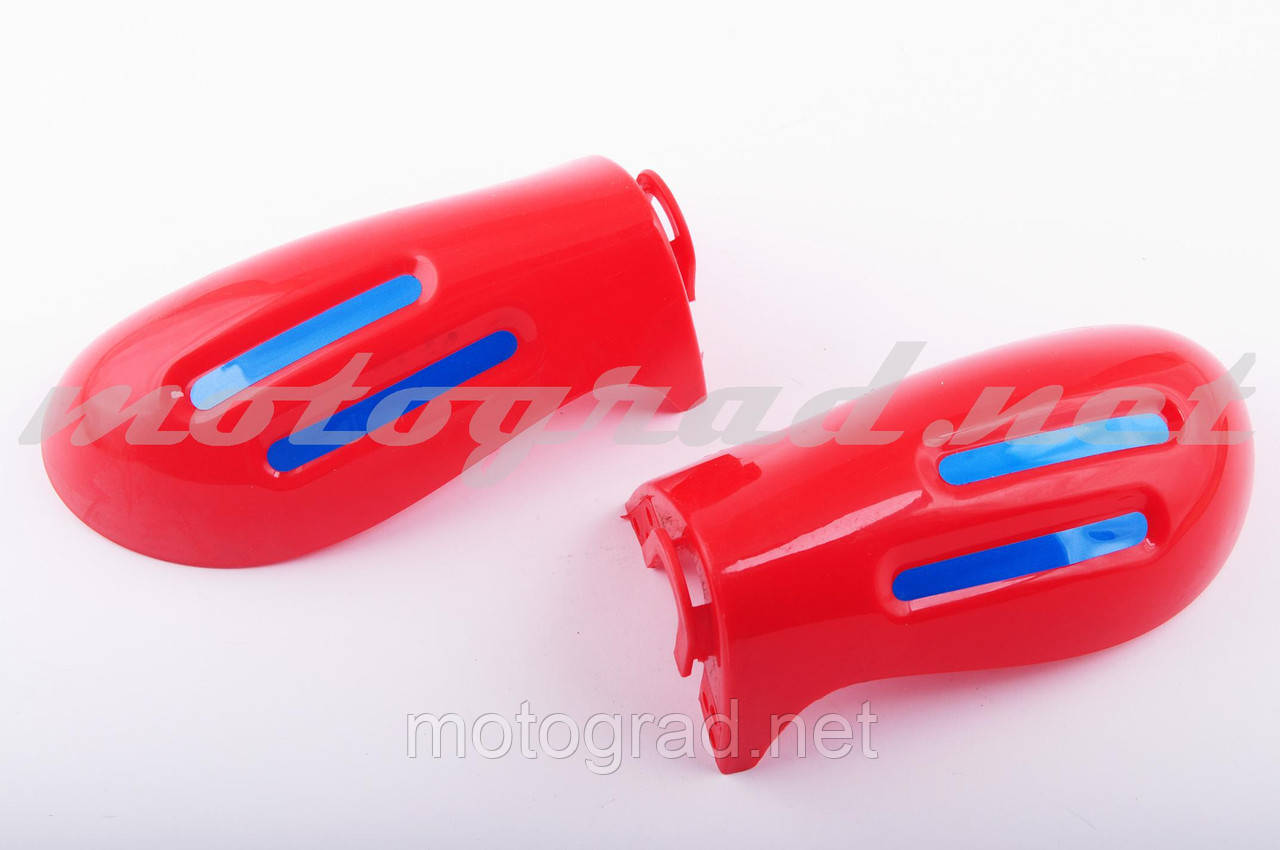 Захист рук на кермо (mod:2, GLOVES, червоні) XJB 