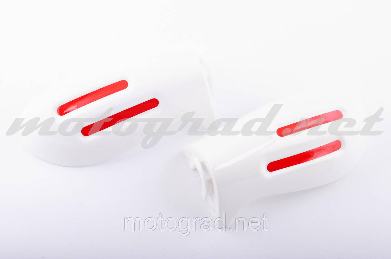 Захист рук на кермо (mod:2, GLOVES, білі) XJB , фото 1