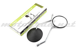 Дзеркала Delta (круглі, чорні) RED