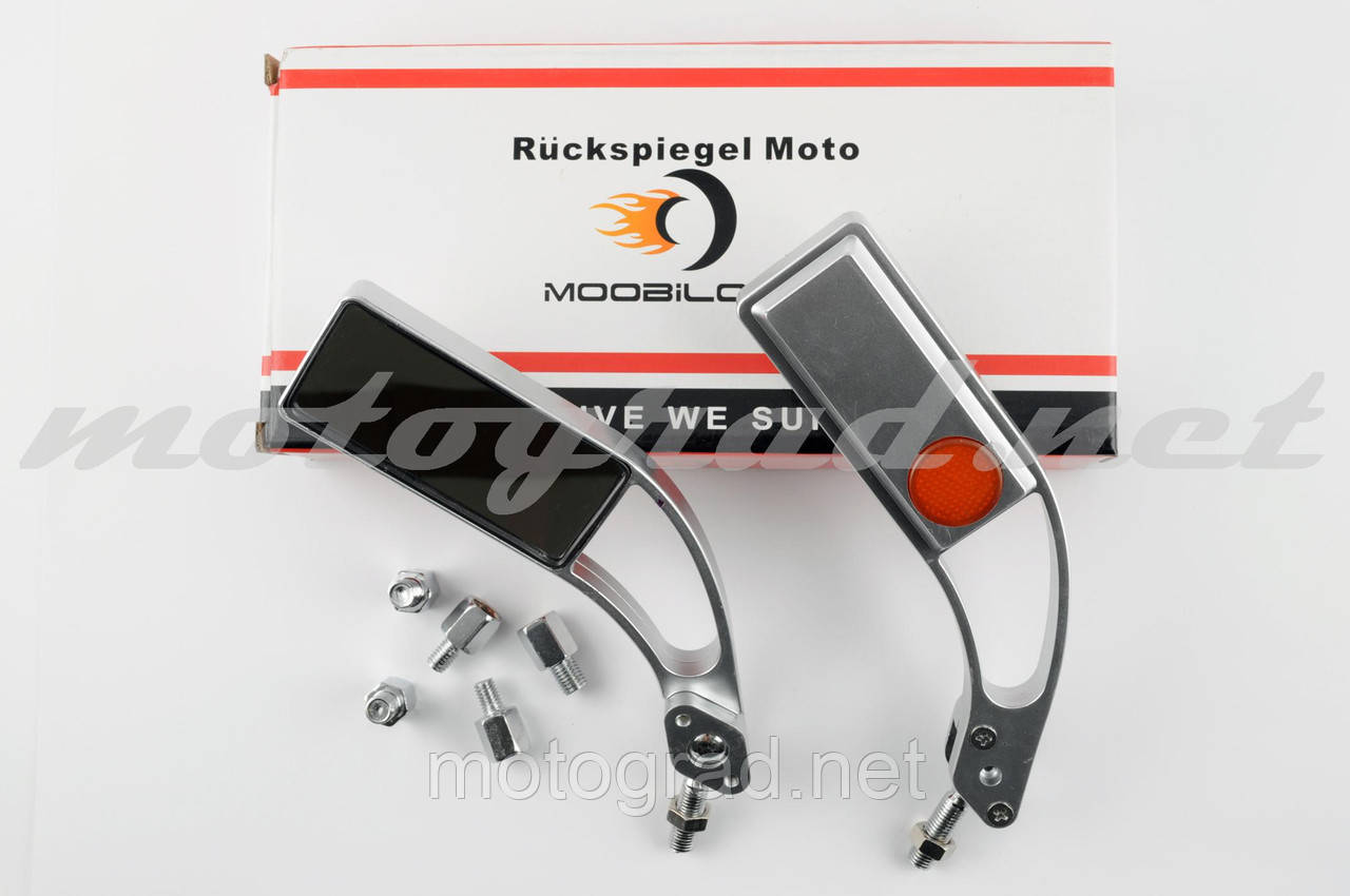 Дзеркала прямокутні mod:218, 8/10 mm RED (срібло), фото 1